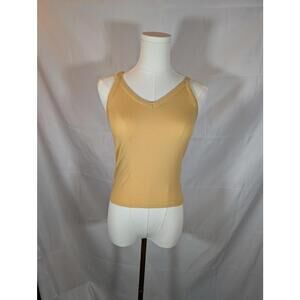 American Eagle Mustard Soft & Sexy Women's Size Medium Ribbed Tank Top EUC